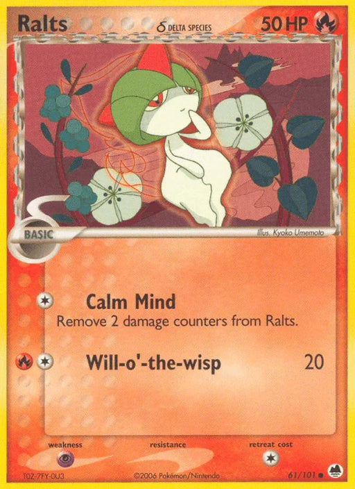 Ralts (61/101) (Delta Species) [EX: Dragon Frontiers] - for just $0.55! 
