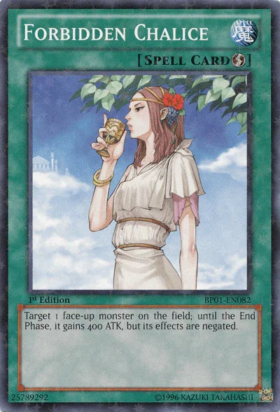Forbidden Chalice [BP01-EN082] Starfoil Rare - for just $0.35! 