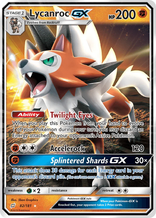Lycanroc GX (82/181) [Sun & Moon: Team Up] - for just $1! 