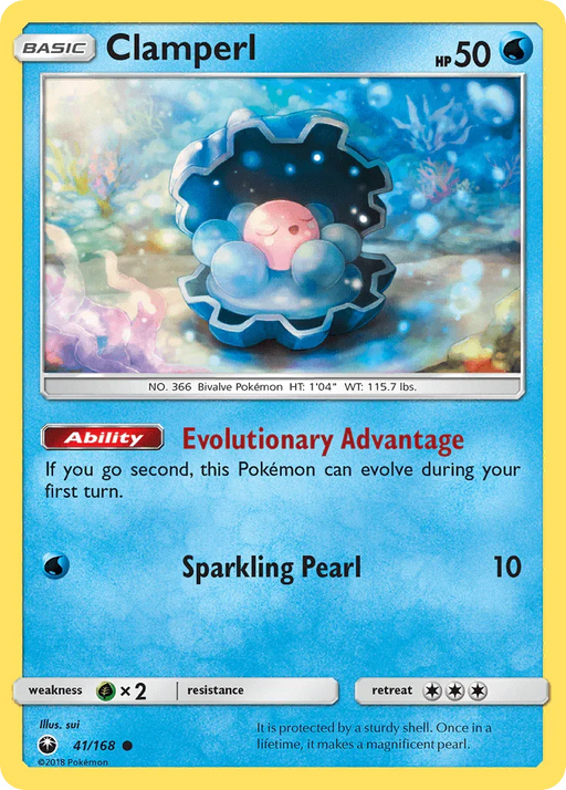 Clamperl (41/168) [Sun & Moon: Celestial Storm] - for just $0.15! 