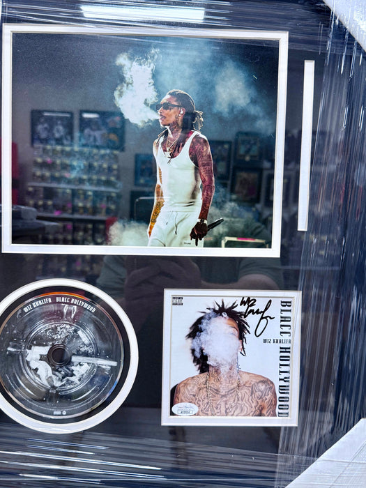 Wiz Khalifa Signed Blacc Hollywood Custom Framed CD Booklet With JSA COA - for just $375! 