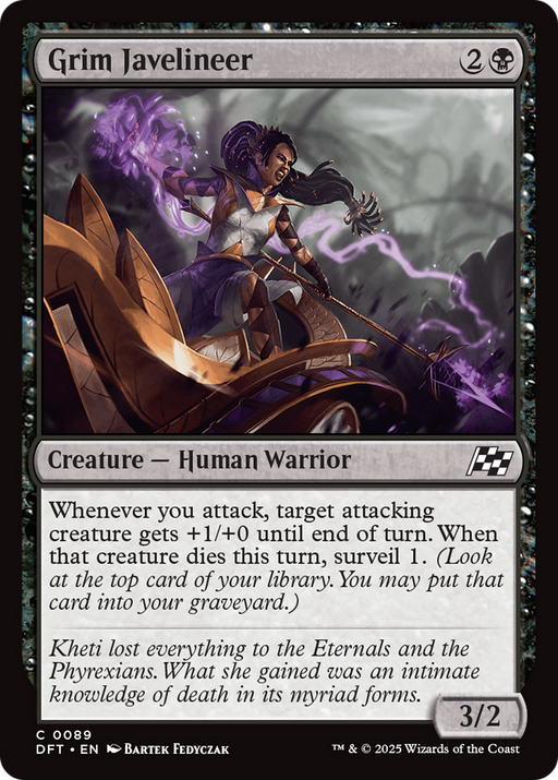 Grim Javelineer (DFT-089) - Aetherdrift - for just $0.01! 
