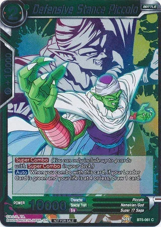 Defensive Stance Piccolo (Event Pack 4) (BT5-061) [Promotion Cards] - for just $0.15! 