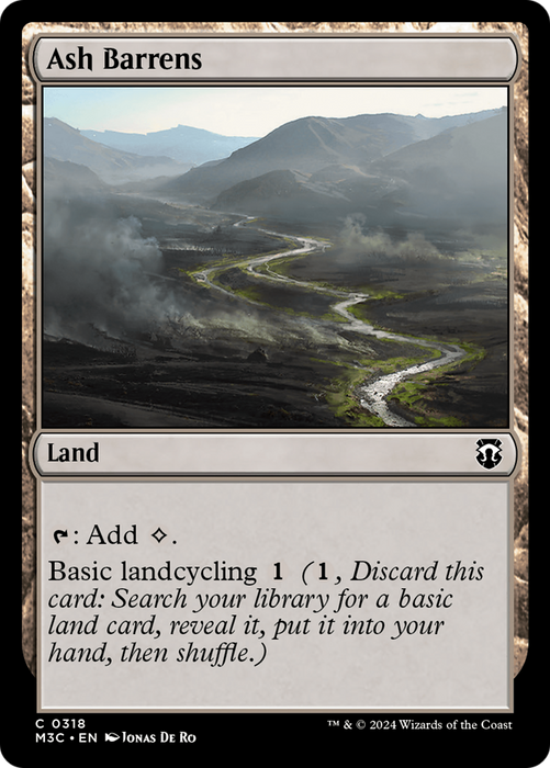 Ash Barrens (M3C-318) - Modern Horizons 3 Commander - for just $0.07! 