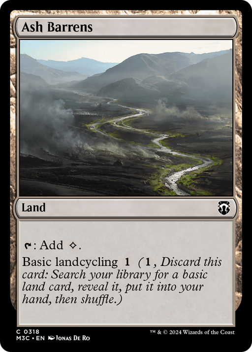 Ash Barrens (M3C-318) - Modern Horizons 3 Commander - for just $0.07! 