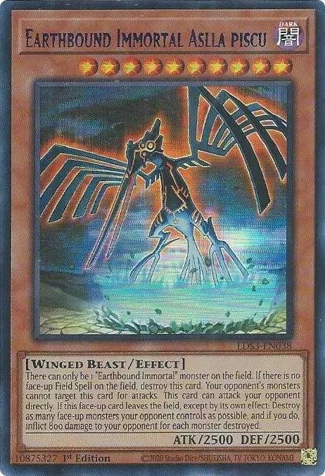 Earthbound Immortal Aslla piscu (Blue) [LDS3-EN038] Ultra Rare - for just $0.10! 