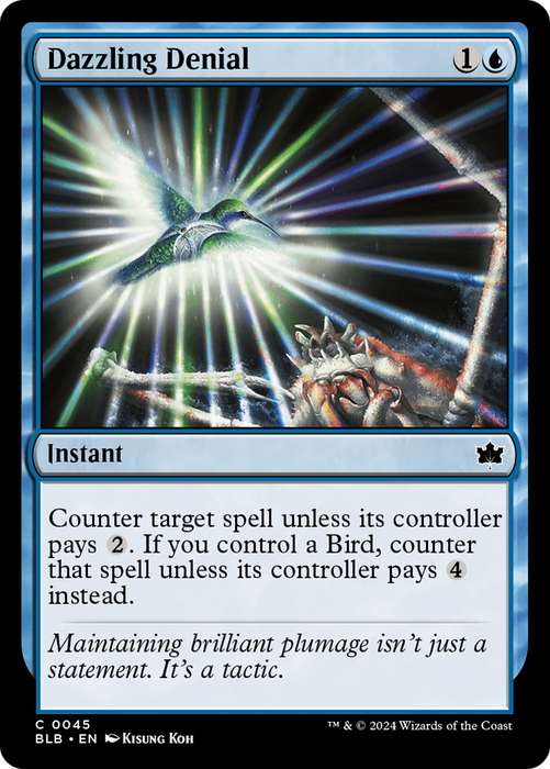 Dazzling Denial (BLB-045) - Bloomburrow - for just $0.08! 