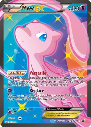 Mew EX (Full Art) RC24/RC25 - Legendary Treasures Radiant Collection Holofoil - for just $45.19! 