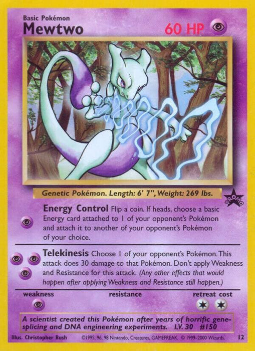 Mewtwo (12) [Wizards of the Coast: Black Star Promos] - for just $51.85! 