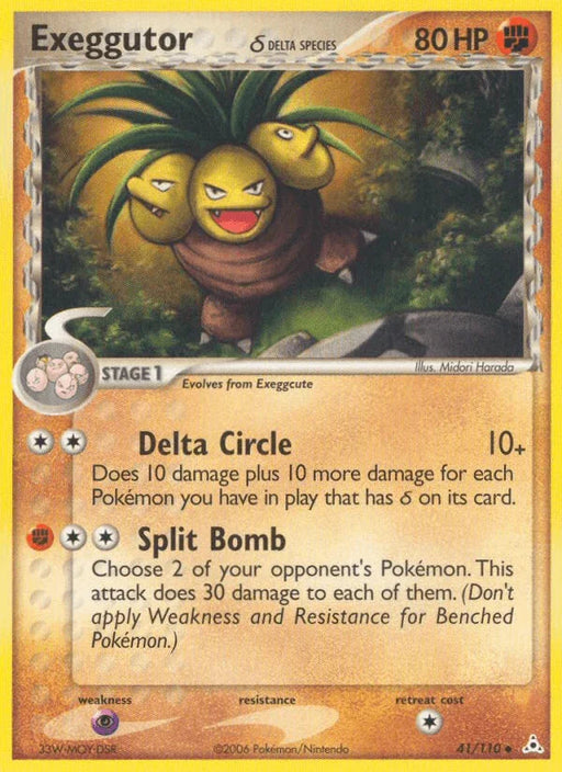 Exeggutor (41/110) (Delta Species) [EX: Holon Phantoms] - for just $1.80! 