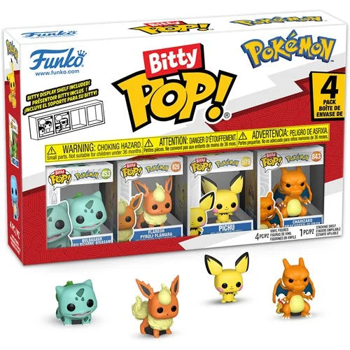 Pokemon Bulbasaur Funko Bitty Pop! Mini-Figure 4-Pack - for just $11.95! 