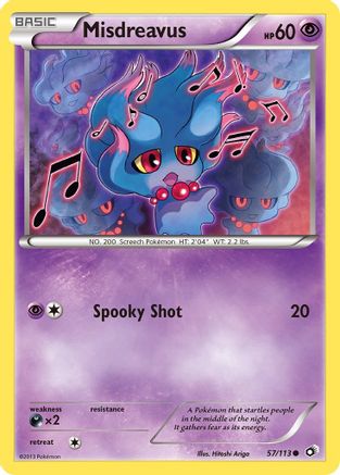 Misdreavus 057/113 - Legendary Treasures Reverse Holofoil - for just $0.25! 