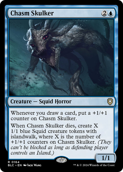 Chasm Skulker (BLC-164) - Bloomburrow Commander - for just $0.12! 