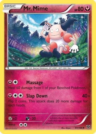 Mr. Mime 091/146 - XY Base Set - for just $0.15! 