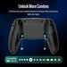LED Wireless Gaming Controller for PS5 Pro Slim and PC, Hall Effect Joysticks and Triggers, RGB Lighting with 4 Modes, Macro Support, 6-Axis Motion Control, Dual Vibration, 3.5mm Audio Jack, Black and Blue - for just $99.42! 