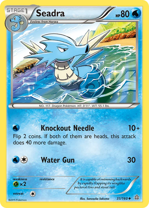 Seadra (31/160) [XY: Primal Clash] - for just $0.10! 