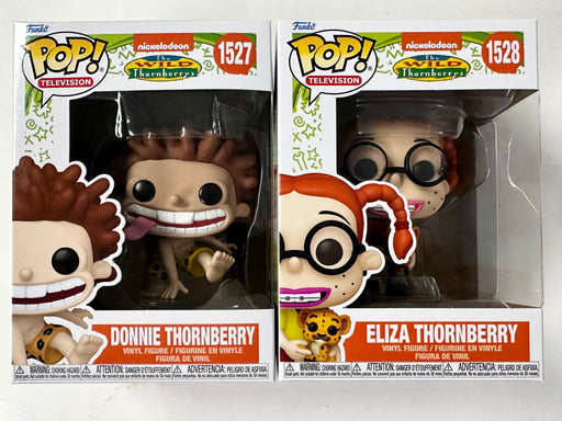 Funko Pop! Animation Donnie & Eliza Thornberry #1527 & #1528 Wild Thornberrys 2024 Nickelodeon - for just $25! 