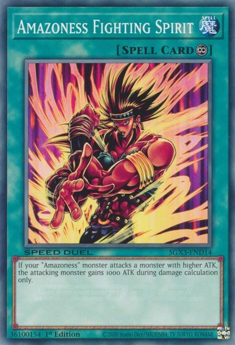 Amazoness Fighting Spirit [SGX3-END14] Common - for just $0.10! 