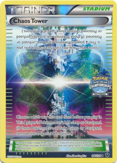 Chaos Tower (94/124) (National Championship Promo) [XY: Fates Collide] - for just $1.90! 