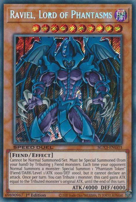 Raviel, Lord of Phantasms [SGX3-ENG03] Secret Rare - for just $0.20! 