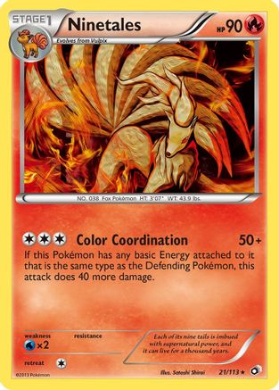 Ninetales 021/113 - Legendary Treasures Reverse Holofoil - for just $4! 