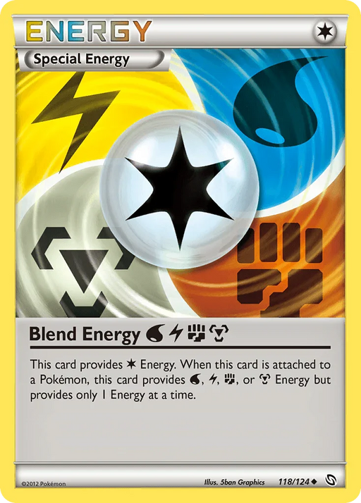 Blend Energy WaterLightningFightingMetal (118/124) [Black & White: Dragons Exalted] - for just $1.90! 