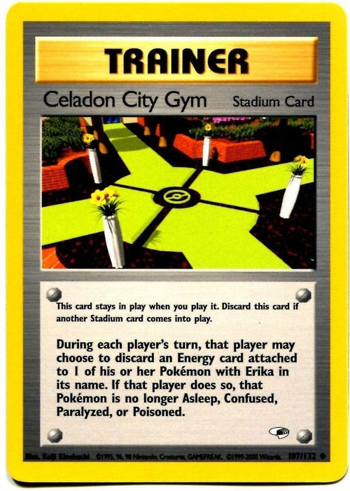 Celadon City Gym (107/132) [Gym Heroes Unlimited] - Just $0.15! Shop now at Retro Gaming of Denver