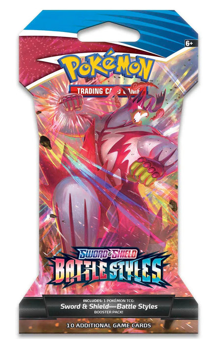 Sword & Shield: Battle Styles - Sleeved Booster Pack (Rapid Strike Urshifu V) - for just $15! 