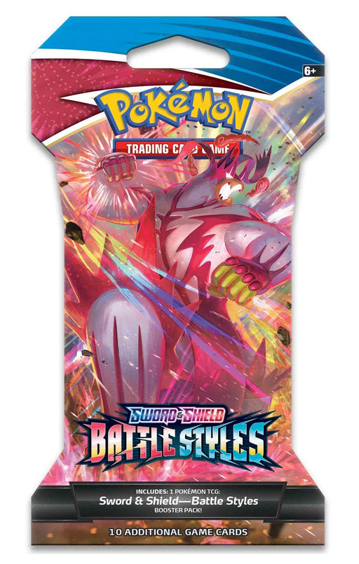 Sword & Shield: Battle Styles - Sleeved Booster Pack (Rapid Strike Urshifu V) - for just $15! 