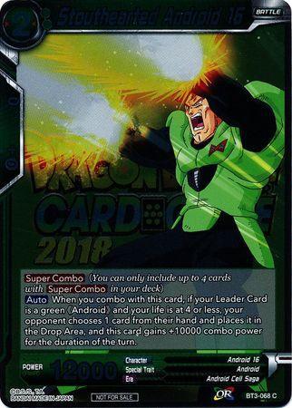 Stouthearted Android 16 (Metallic Foil) (Event Pack 2018) (BT3-068) [Promotion Cards] - for just $0.55! 