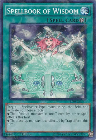 Spellbook of Wisdom [BP03-EN177] Shatterfoil Rare - for just $0.45! 
