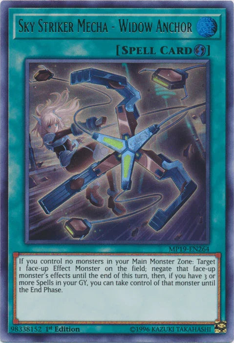 Sky Striker Mecha - Widow Anchor [MP19-EN264] Ultra Rare - for just $1.45! 
