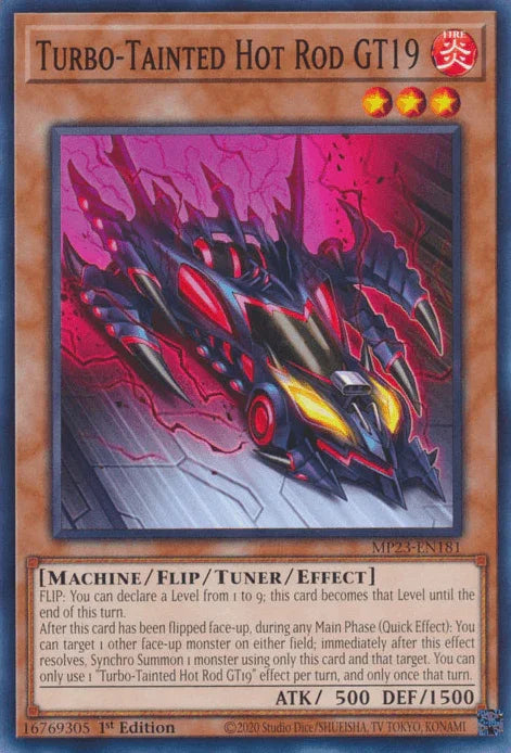 Turbo-Tainted Hot Rod GT19 [MP23-EN181] Common - for just $0.10! 