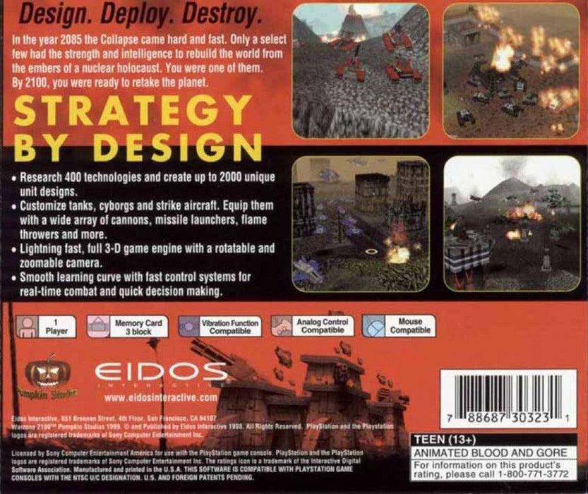 Warzone 2100 – PlayStation 1 (PS1) - for just $0! 