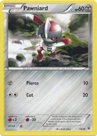 Pawniard 019/39 - Kalos Starter Set - for just $0.05! 