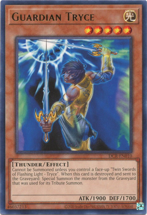 Guardian Tryce (25th Anniversary) [DCR-EN010] Rare - for just $0.20! 