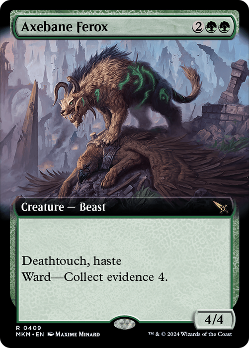 Axebane Ferox (MKM-409) - Murders at Karlov Manor: (Extended Art) - for just $0.06! 