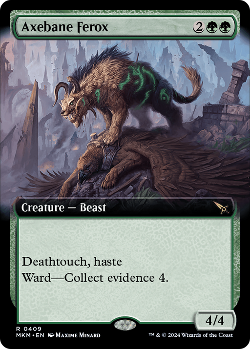 Axebane Ferox (MKM-409) - Murders at Karlov Manor: (Extended Art) - for just $0.06! 