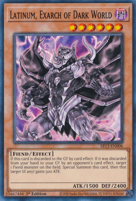 Latinum, Exarch of Dark World [SR13-EN006] Common - for just $0.10! 