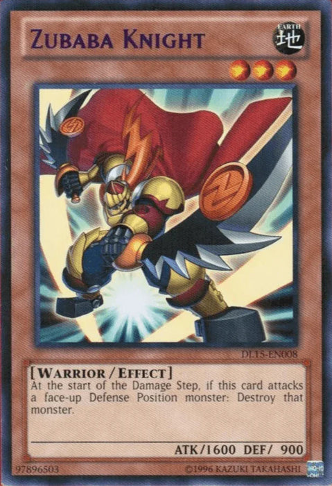 Zubaba Knight (Purple) [DL15-EN008] Rare - for just $0.40! 