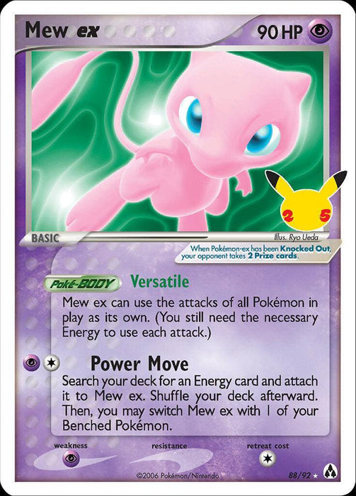 Mew ex (88/92) [Celebrations: 25th Anniversary - Classic Collection] - for just $8! 