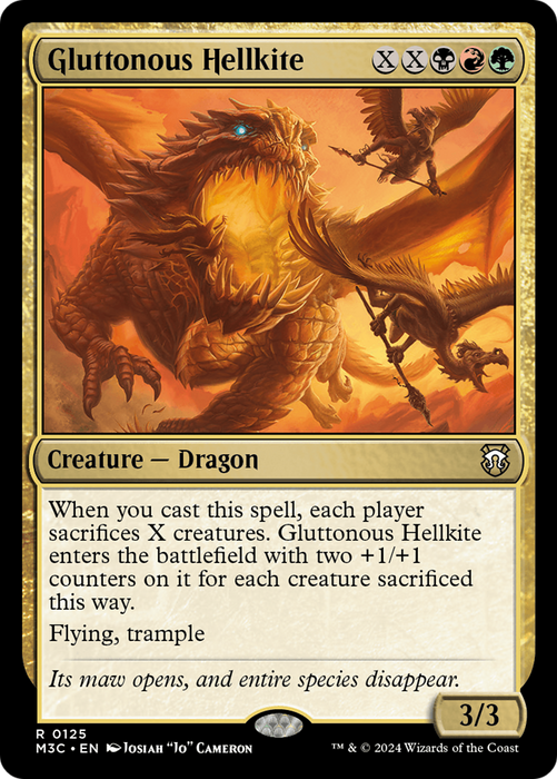 Gluttonous Hellkite (M3C-125) - Modern Horizons 3 Commander - for just $0.07! 