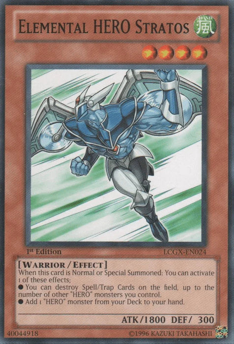 Elemental HERO Stratos [LCGX-EN024] Common - for just $1.35! 