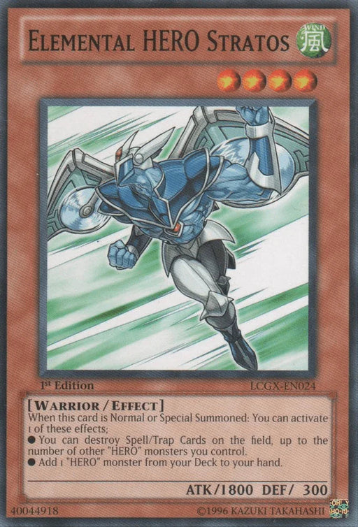 Elemental HERO Stratos [LCGX-EN024] Common - for just $1.55! 
