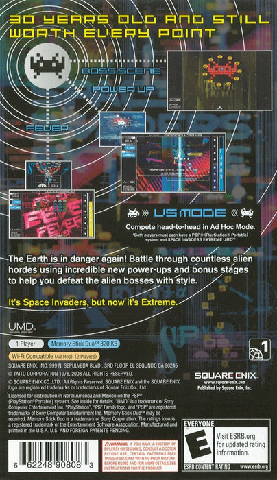 Space Invaders Extreme – PlayStation Portable (PSP) - for just $0! 