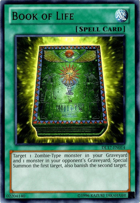 Book of Life (Green) [DL17-EN014] Rare - for just $1.20! 