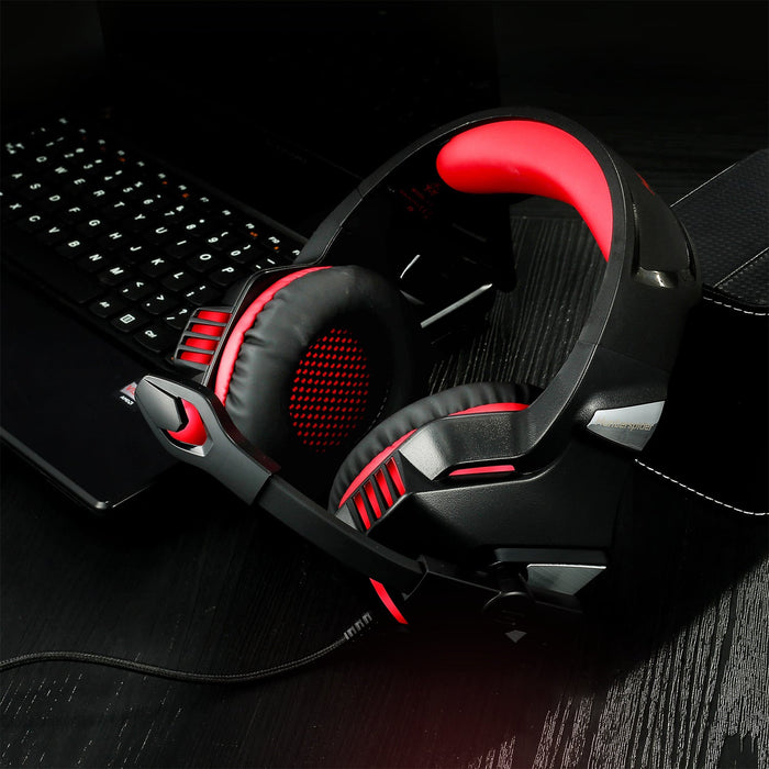 Head-mounted luminous wire-controlled PS4 gaming headset - for just $125.54! 