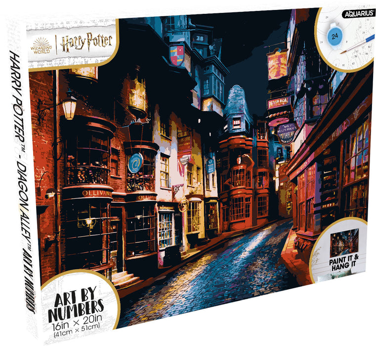 Aquarius Art by Numbers: Harry Potter Diagon Alley - for just $24.99! 