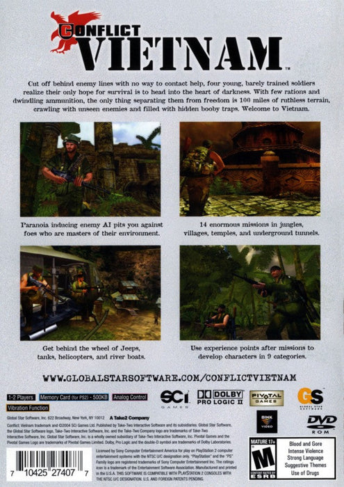 Conflict: Vietnam – PlayStation 2 (PS2) - for just $0! 