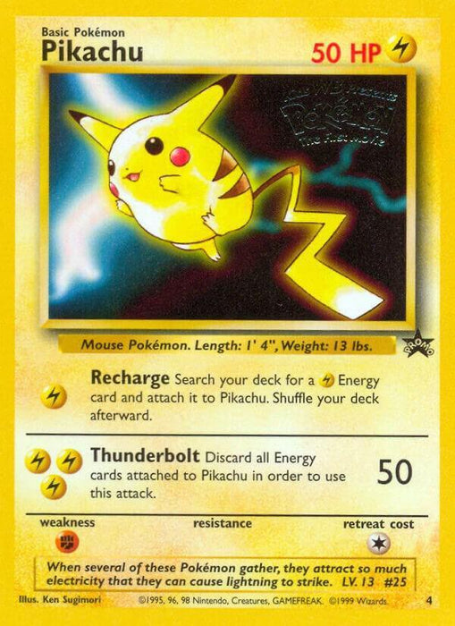 Pikachu (4) [Wizards of the Coast: Black Star Promos] - for just $18.70! 